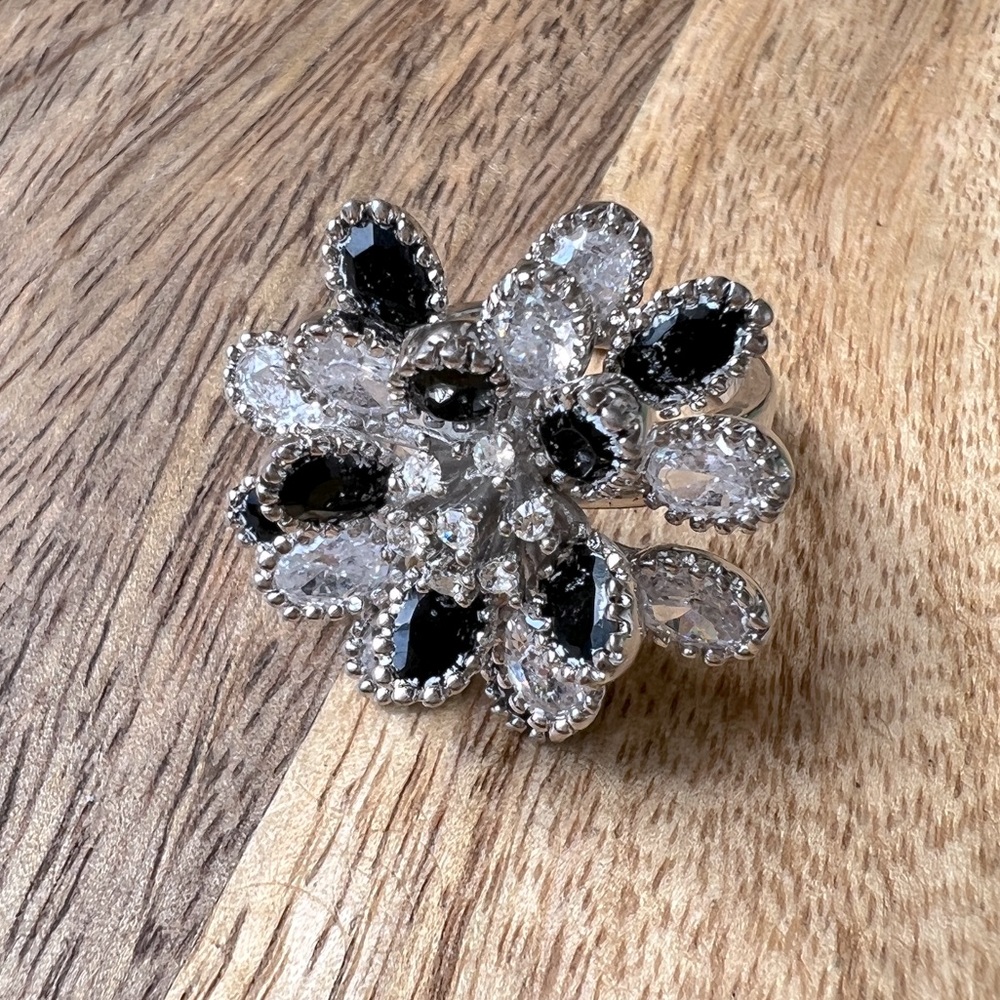 Floral Stone Statement Ring